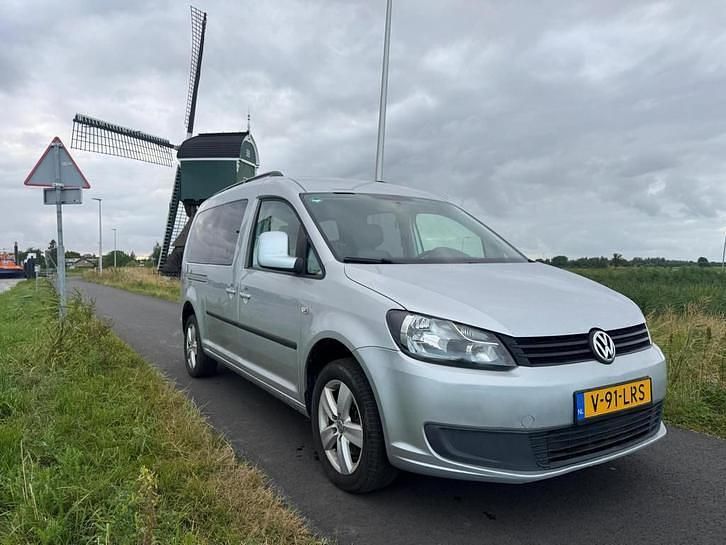 Grijs (metallic) Gebruikt 2012 VW Caddy Maxi MPV | € 9.950 (Super prijs) - Afbeelding 1/4