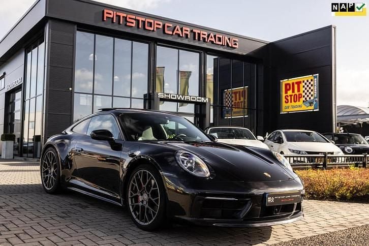 Zwart Gebruikt 2019 Porsche 911 Carrera 4S Sport Coupé | € 112.992 (Iets duurder) - Afbeelding 1/4