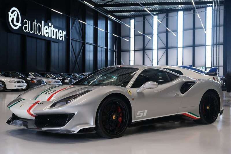 Zilver, metallic lak Gebruikt 2019 Ferrari 488 Coupé | € 895.000 - Afbeelding 1/4