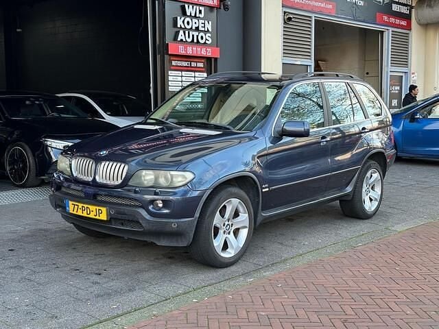 Blauw Gebruikt 2004 BMW X5 Executive SUV | € 4.950 (Eerlijke prijs) - Afbeelding 1/4