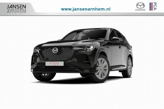 Zwart Nieuw 2024 Mazda CX-60 Exclusive-Line SUV | € 57.840 (Iets duurder) - Afbeelding 1/4