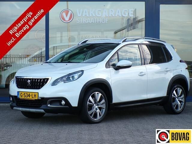Wit Gebruikt 2019 Peugeot 2008 Allure SUV | € 16.500 (Goede deal) - Afbeelding 1/4