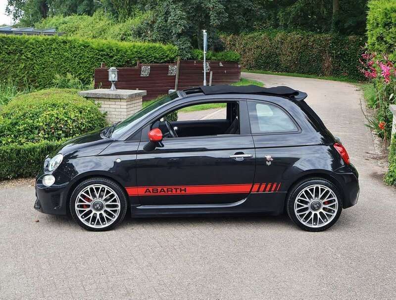 Zwart Gebruikt 2018 Abarth 595C Cabriolet | € 16.900 - Afbeelding 1/4