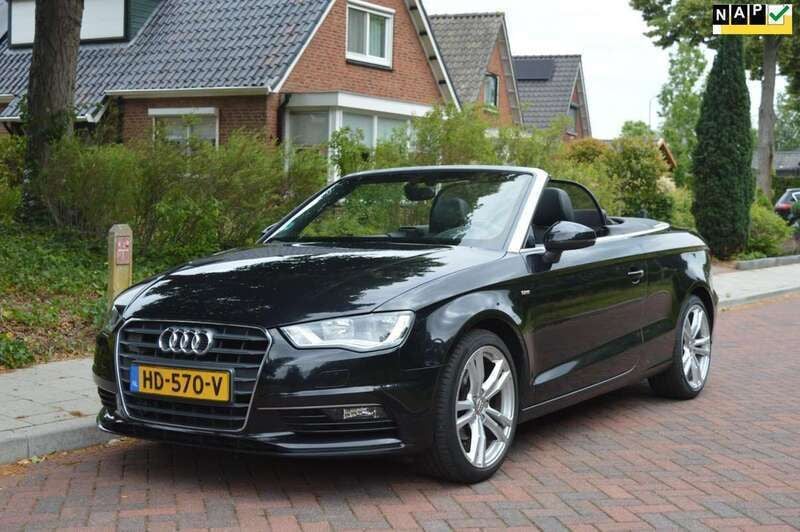 Zwart Gebruikt 2014 Audi A3 Cabriolet Ambition Cabriolet | € 15.995 (Eerlijke prijs) - Afbeelding 1/4