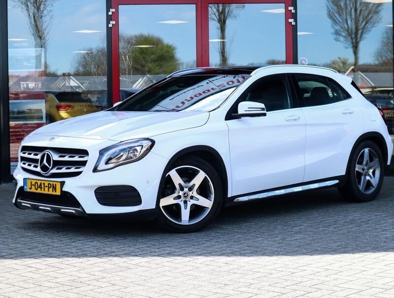 Wit Gebruikt 2018 Mercedes GLA200 Premium Plus SUV | € 26.500 (Iets duurder) - Afbeelding 1/4