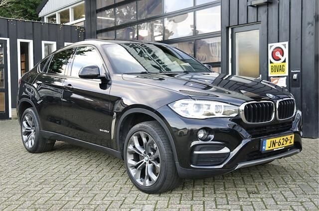 Zwart Gebruikt 2015 BMW X6 Executive SUV | € 24.999 (Super prijs) - Afbeelding 1/4
