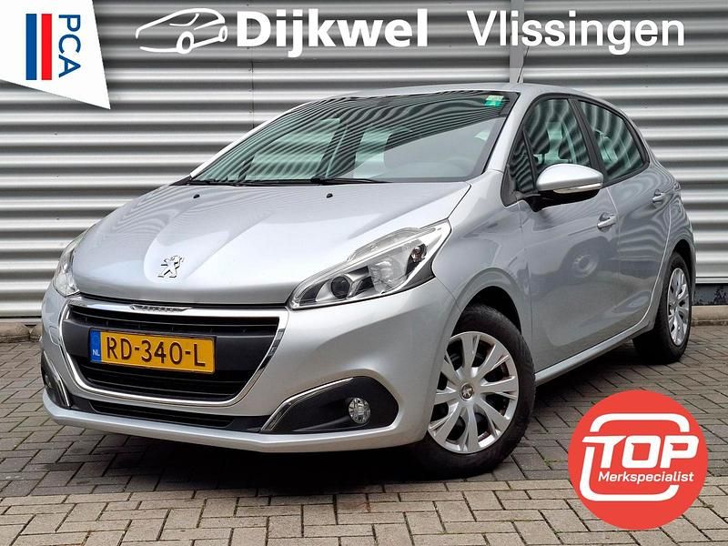 Grijs Gebruikt 2017 Peugeot 208 Hatchback | € 8.250 (Eerlijke prijs) - Afbeelding 1/4