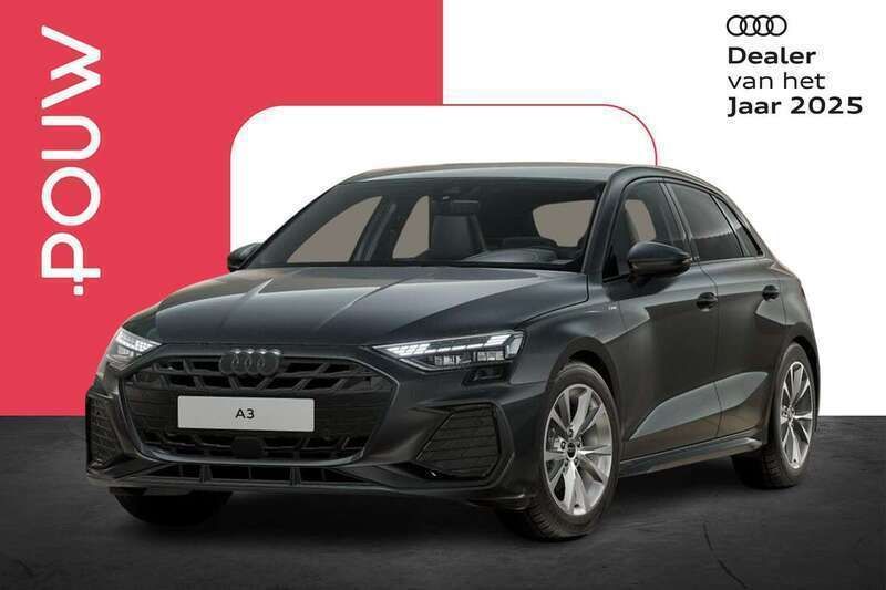 Grijs Nieuw 2025 Audi A3 Sportback S-Line Hatchback | € 44.950 (Duur) - Afbeelding 1/4