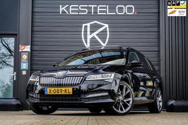 Zwart Gebruikt 2020 Skoda Superb Business Line Stationwagen | € 25.996 (Eerlijke prijs) - Afbeelding 1/2