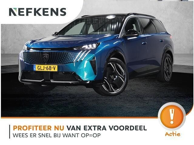 Blauw Nieuw 2024 Peugeot e-5008 Avantage SUV | € 41.895 - Afbeelding 1/4