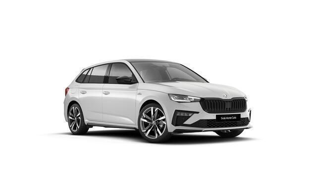Wit Nieuw 2024 Skoda Scala Monte Carlo Hatchback | € 29.260 (Goede deal) - Afbeelding 1/4