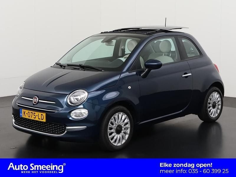 Blauw Gebruikt 2021 Fiat 500 Lounge Hatchback | € 14.895 (Eerlijke prijs) - Afbeelding 1/4