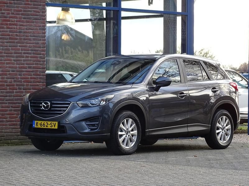 Grijs Gebruikt 2015 Mazda CX-5 SUV | € 15.750 (Eerlijke prijs) - Afbeelding 1/4