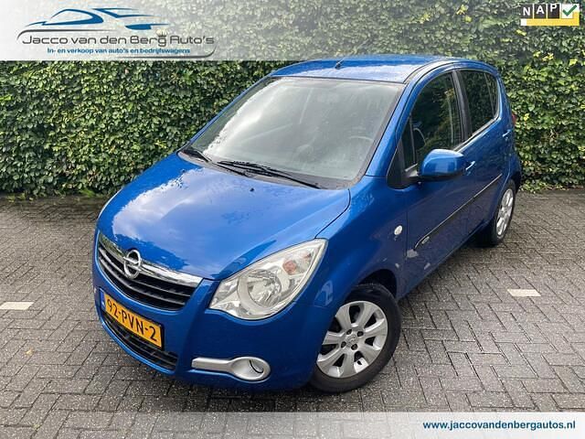 Blauw Gebruikt 2011 Opel Agila Edition Hatchback | € 4.250 (Eerlijke prijs) - Afbeelding 1/4