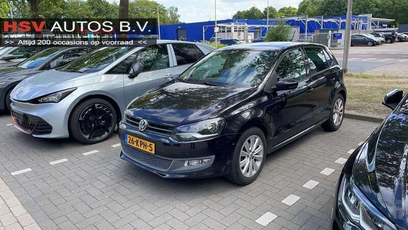 Zwart Gebruikt 2010 VW Polo Highline Hatchback | € 3.999 (Goede deal) - Afbeelding 1/3