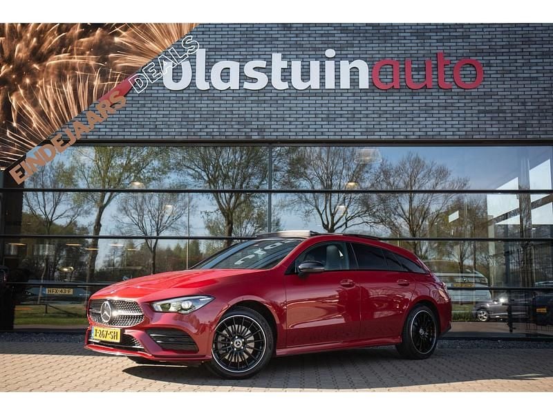 Rood Gebruikt 2022 Mercedes E250 AMG line Stationwagen | € 29.950 (Super prijs) - Afbeelding 1/4