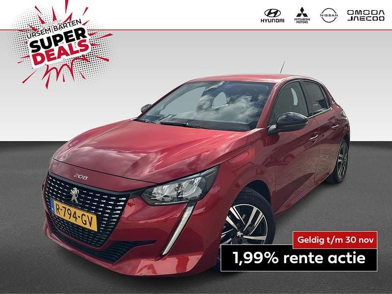 Rood Gebruikt 2022 Peugeot 208 Allure Hatchback | € 15.430 (Goede deal) - Afbeelding 1/4