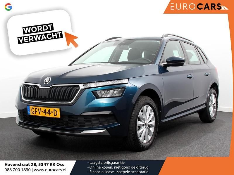 Blauw Occasion 2024 Skoda Kamiq Dynamic SUV | € 19.990 (Super prijs) - Afbeelding 1/4