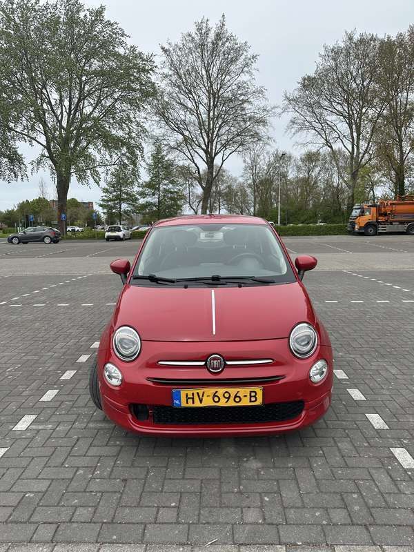 Rood Gebruikt 2015 Fiat 500 Pop Star Hatchback | € 6.000 (Goede deal) - Afbeelding 1/4