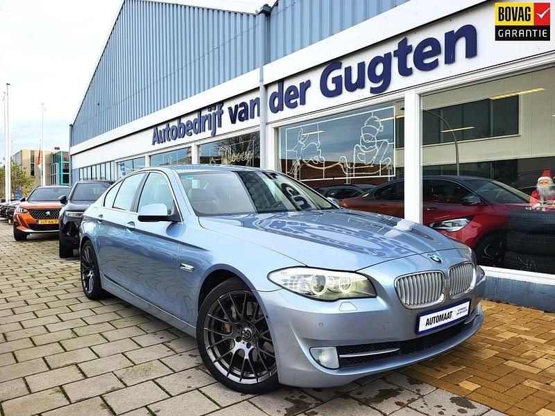 Blauw Occasion 2011 BMW ActiveHybrid 5 Executive Sedan | € 16.950 - Afbeelding 1/4