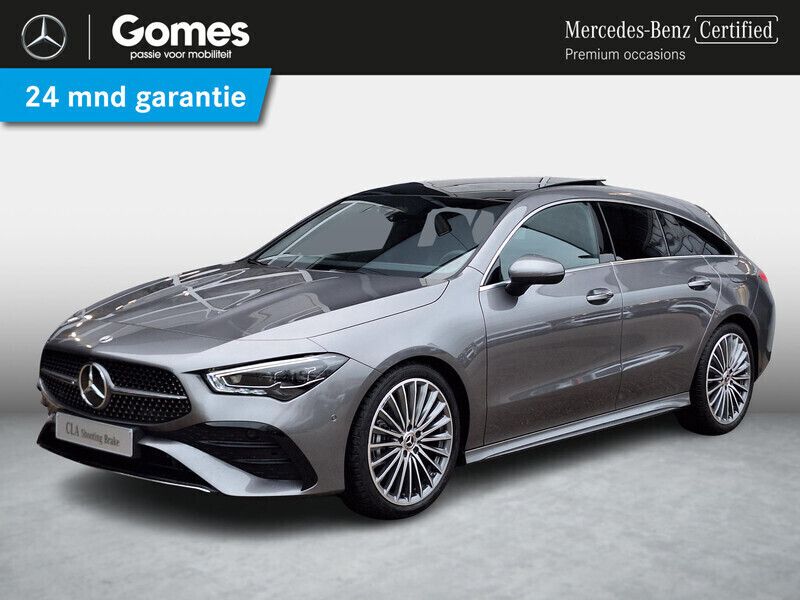 Grijs Nieuw 2024 Mercedes CLA180 Shooting Brake AMG line Stationwagen | € 44.950 (Super prijs) - Afbeelding 1/4