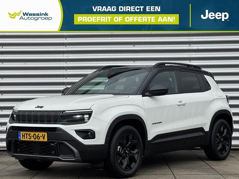 Wit Nieuw 2025 Jeep Avenger Overland SUV | € 38.940 (Super prijs) - Afbeelding 1/4