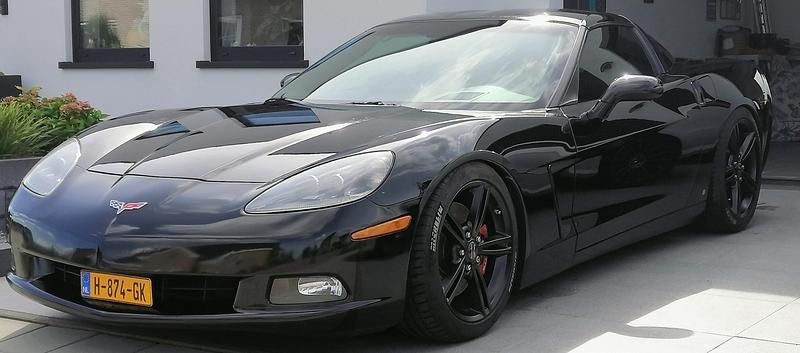 Zwart (parellak) Gebruikt 2007 Corvette C6 Coupé | € 34.750 - Afbeelding 1/4