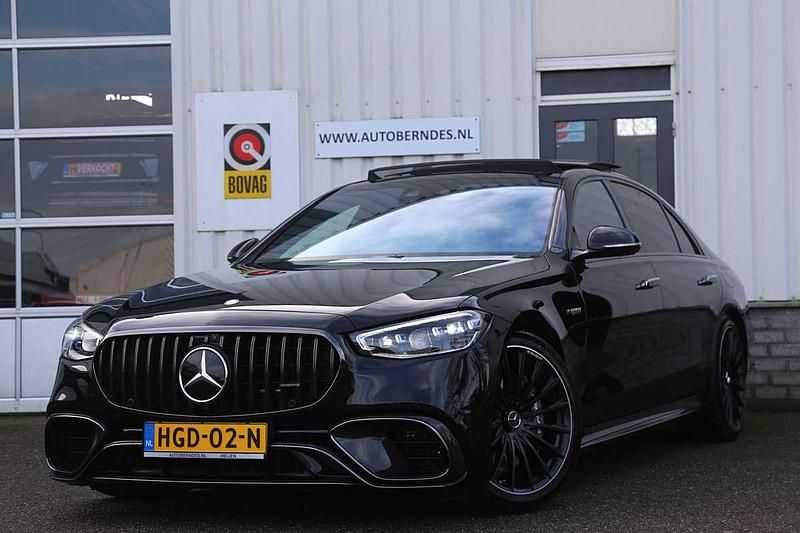 Zwart Gebruikt 2024 Mercedes S63 AMG Business Sedan | € 209.900 - Afbeelding 1/4