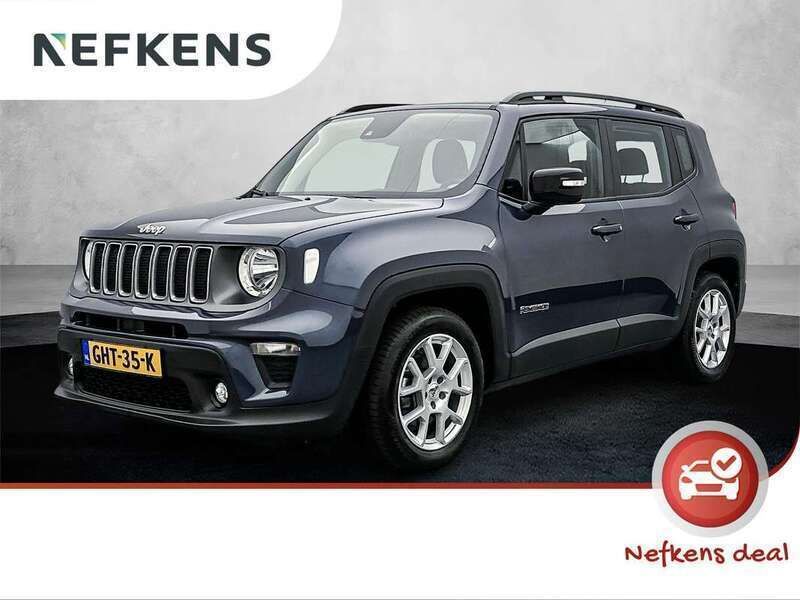 Blauw, metallic lak Gebruikt 2023 Jeep Renegade Limited SUV | € 27.980 (Goede deal) - Afbeelding 1/3