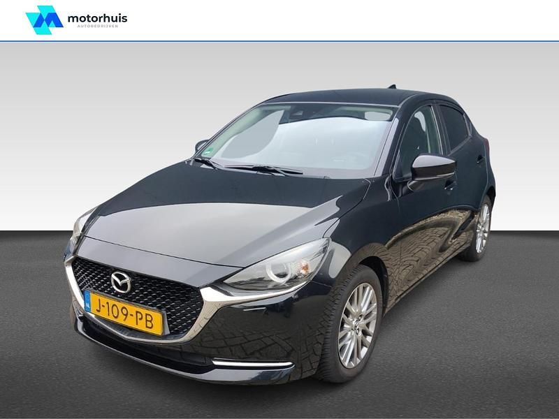 Zwart Occasion 2020 Mazda 2 Luxury Hatchback | € 14.790 (Eerlijke prijs) - Afbeelding 1/4