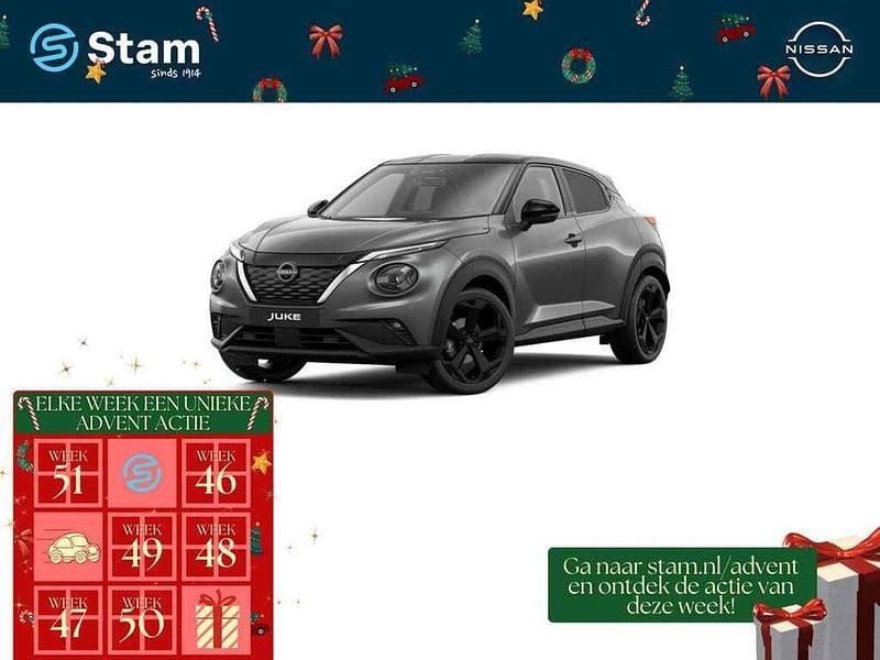 Grijs, metallic lak Nieuw 2025 Nissan Juke Pack SUV | € 36.390 (Eerlijke prijs) - Afbeelding 1/4