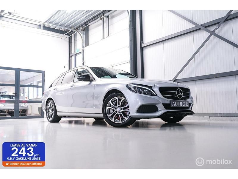Grijs Gebruikt 2015 Mercedes C350 Edition Stationwagen | € 14.990 (Eerlijke prijs) - Afbeelding 1/4