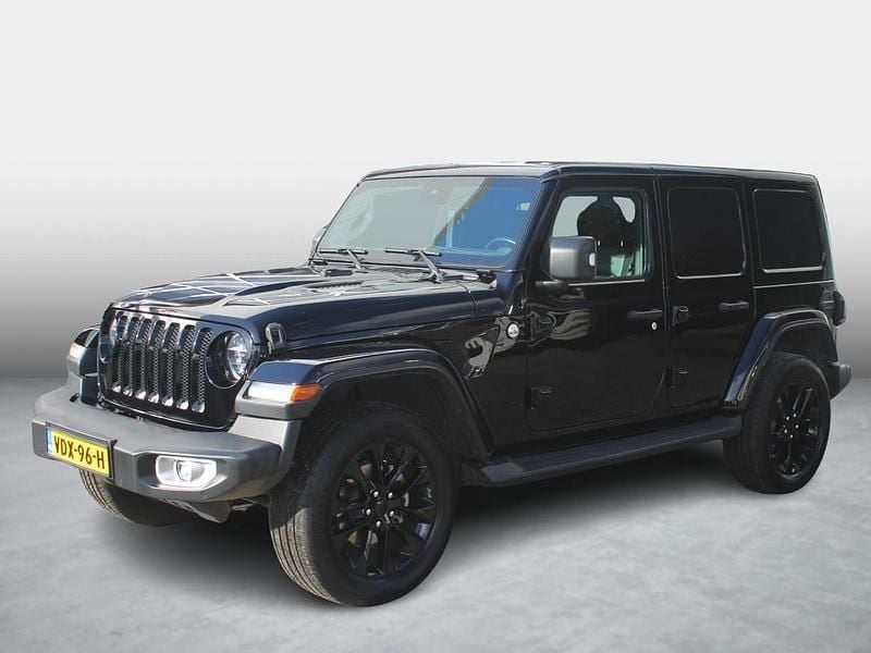 Zwart Gebruikt 2020 Jeep Wrangler Unlimited Sahara SUV | € 44.567 - Afbeelding 1/3