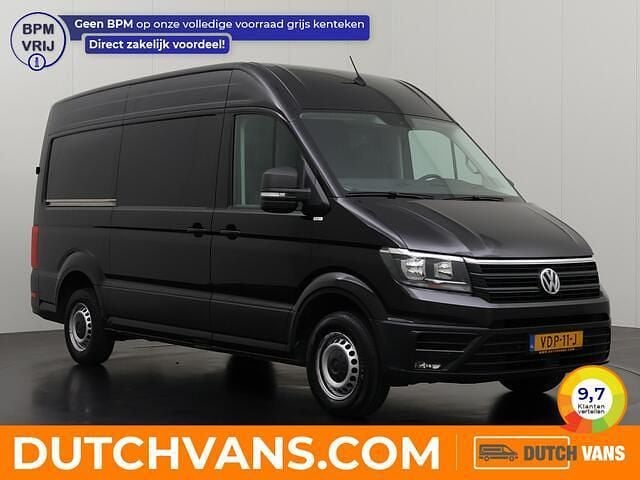 Zwart Gebruikt 2019 VW Crafter Highline Van | € 19.900 (Goede deal) - Afbeelding 1/4