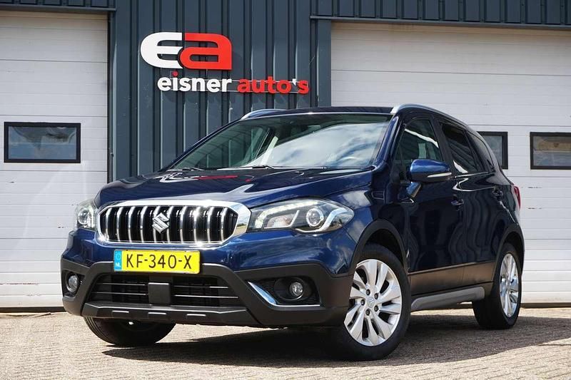 Blauw, metallic lak Gebruikt 2016 Suzuki SX4 S-Cross Exclusive SUV | € 12.899 (Eerlijke prijs) - Afbeelding 1/4