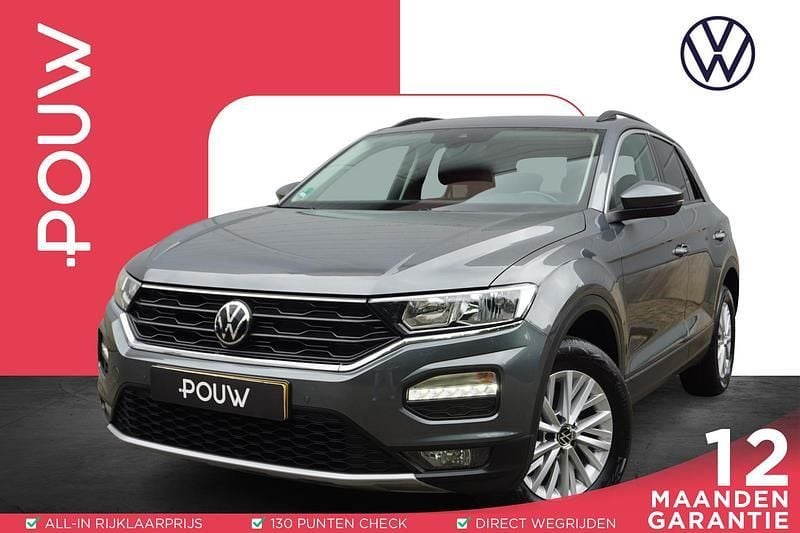 Grijs Gebruikt 2021 VW T-Roc Style SUV | € 23.450 (Goede deal) - Afbeelding 1/4