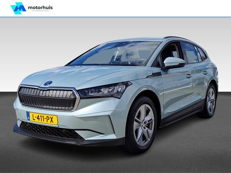 Grijs Gebruikt 2021 Skoda Enyaq iV SUV | € 23.925 - Afbeelding 1/4