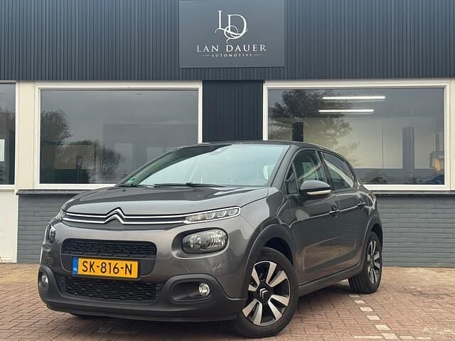 Grijs Gebruikt 2018 Citroën C3 PureTech Hatchback | € 9.999 (Goede deal) - Afbeelding 1/4