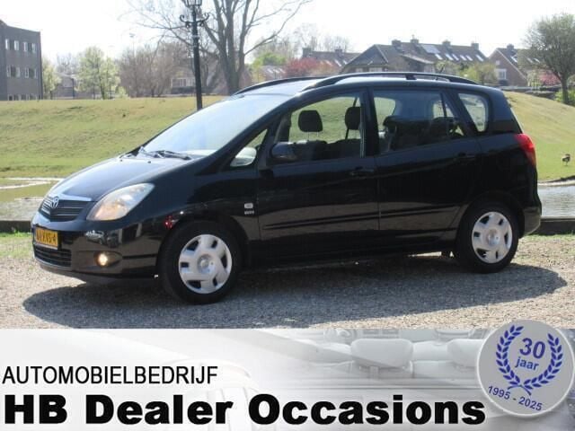 Zwart Gebruikt 2003 Toyota Corolla Verso Sol MPV | € 2.999 (Eerlijke prijs) - Afbeelding 1/4
