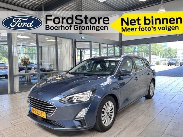 Blauw Gebruikt 2020 Ford Focus Titanium Stationwagen | € 13.950 (Eerlijke prijs) - Afbeelding 1/4