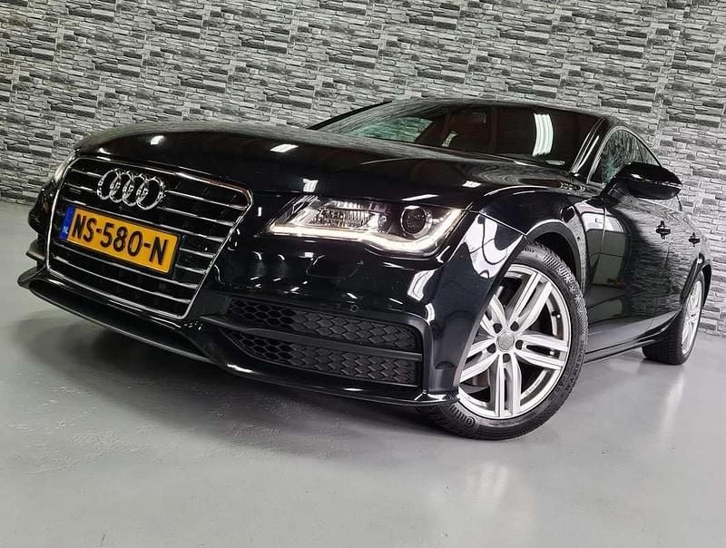 Zwart Gebruikt 2013 Audi A7 Sportback Proline Hatchback | € 15.995 (Eerlijke prijs) - Afbeelding 1/4