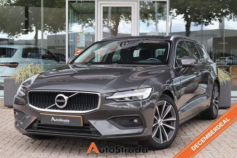 Grijs Gebruikt 2020 Volvo V60 Business Edition Stationwagen | € 21.900 (Super prijs) - Afbeelding 1/4