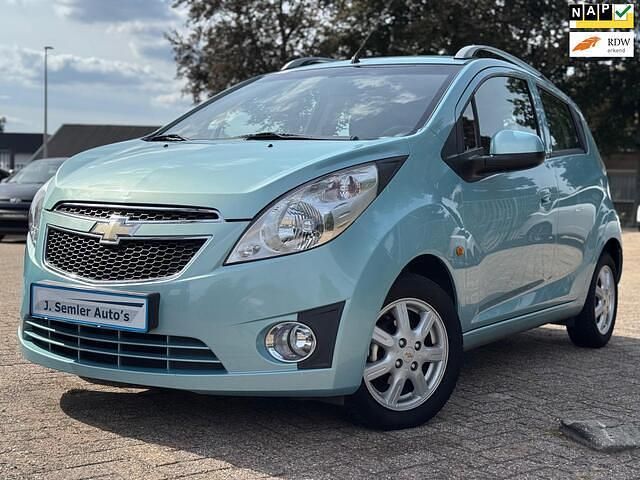 Blauw Gebruikt 2012 Chevrolet Spark Hatchback | € 4.499 (Iets duurder) - Afbeelding 1/4