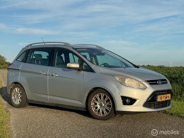Grijs Gebruikt 2012 Ford Grand C-Max Titanium MPV | € 3.750 (Super prijs) - Afbeelding 1/4