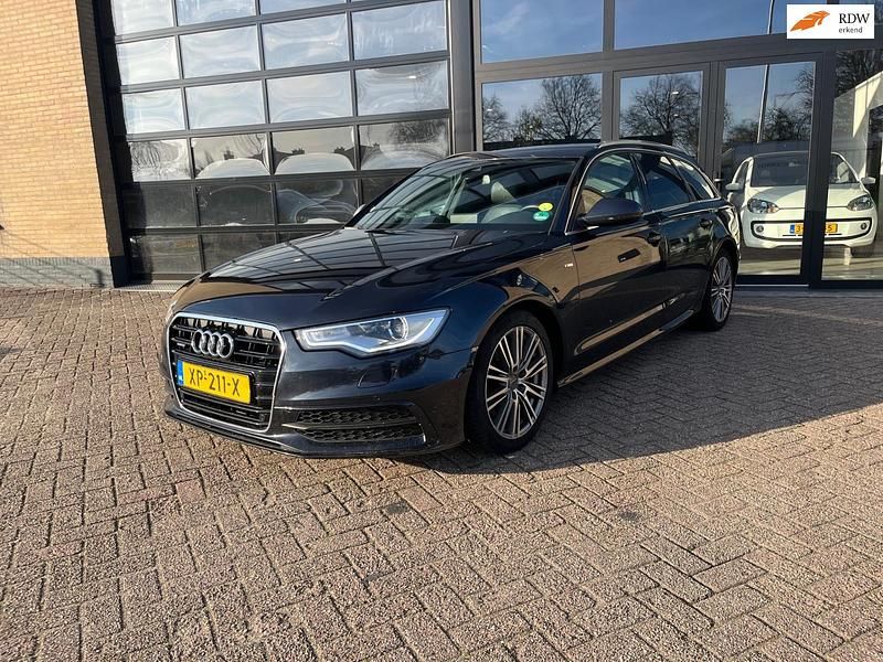 Blauw Gebruikt 2014 Audi A6 Sport Stationwagen | € 9.450 (Goede deal) - Afbeelding 1/4