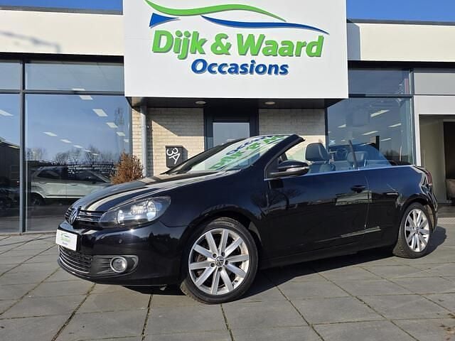 Zwart Occasion 2011 VW Golf Cabriolet Comfortline Cabriolet | € 8.495 (Eerlijke prijs) - Afbeelding 1/4