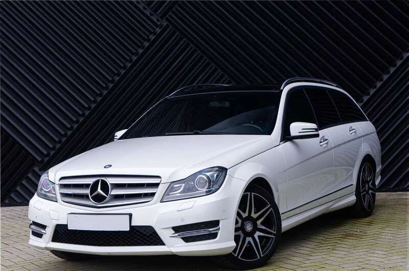 Wit Gebruikt 2013 Mercedes C350 AMG Stationwagen | € 17.000 (Eerlijke prijs) - Afbeelding 1/4