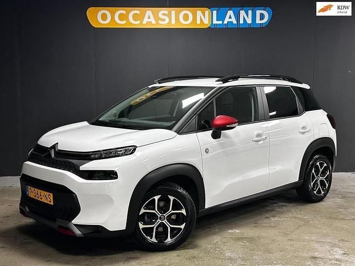 Wit Occasion 2022 Citroën C3 Aircross PureTech SUV | € 12.400 (Goede deal) - Afbeelding 1/4
