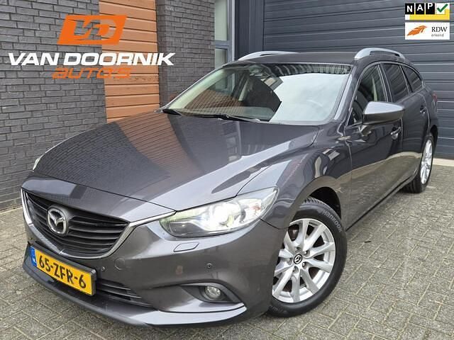 Grijs Gebruikt 2012 Mazda 6 Stationwagen | € 11.450 (Duur) - Afbeelding 1/4