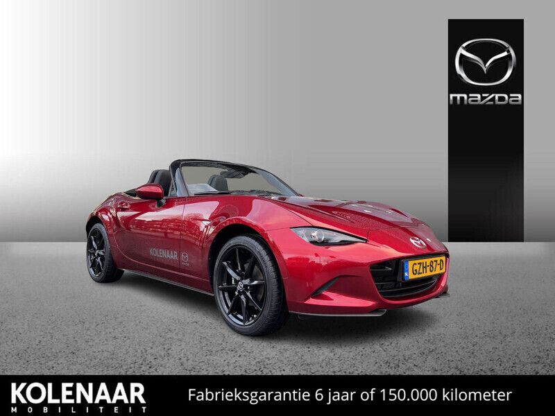Rood Nieuw 2025 Mazda MX5 Exclusive-Line Cabriolet | € 42.895 (Eerlijke prijs) - Afbeelding 1/4
